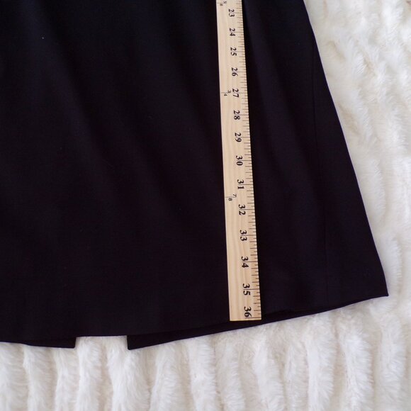 Piazza Sempione black long sleeve italian mini dress M - Picture 7 of 11